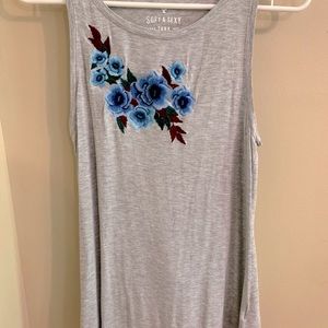 Gray American Eagle Soft and Sext Tank